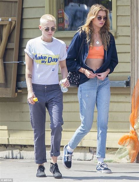 Kristen Stewart And Stella Maxwell Put On Amorous Display Daily Mail