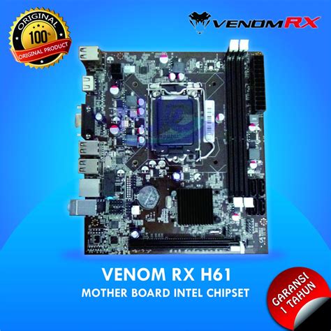 Jual Motherboard Venom Rx Intel H Lga Shopee Indonesia