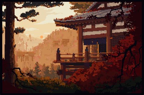 The Art Showcase Cool Pixel Art Anime Pixel Art Pixel Art Landscape