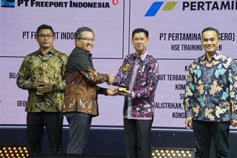 Freeport Indonesia Raih Lima Penghargaan Dari Kementerian ESDM