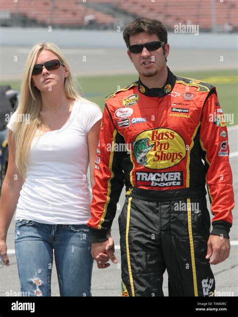 Martin Truex Jr And His Girlfriend Await His Turn To Qualify For The