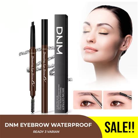 DNM Pensil Alis Tahan Lama Anti Air Putar Otomatis Eyebrow Pencil