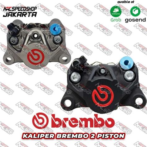 Promo Kaliper Brembo Black P Pin Red Logo Caliper Italy Terbaik