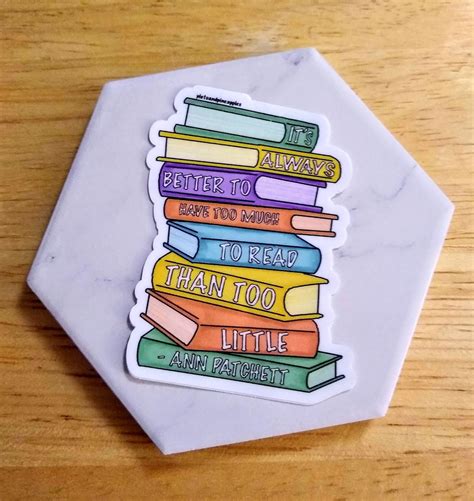 Book Quote Sticker Reading Sticker Book Lover Sticker Etsy