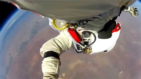 Felix Baumgartner GoPro Footage 128K Ft Space Jump Video From Red