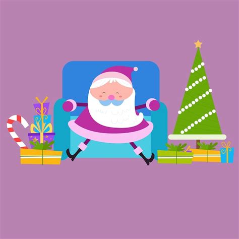 Premium Vector Cute Santa Claus Character Collection