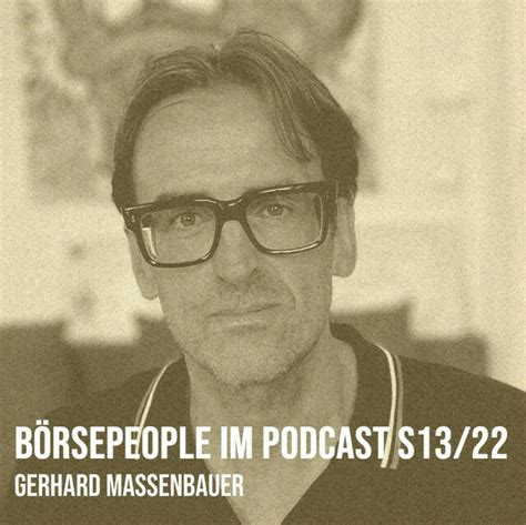 Börsepeople im Podcast S13 22 Gerhard Massenbauer boerse social