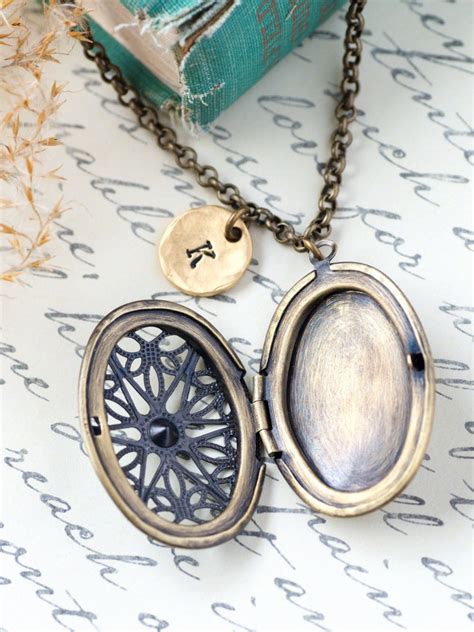 Personalized Locket Necklace – Olive Bella