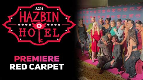 Hazbin Hotel Casts Attend The Premiere Red Carpet Youtube