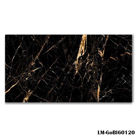 LM-GoBl60120 Black Marble Effect Tile 60x120cm - Blackburn Tile Centre