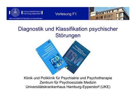 Diagnostik und Klassifikation psychischer Störungen