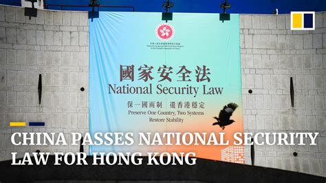 Beijing Passes National Security Law For Hong Kong Youtube