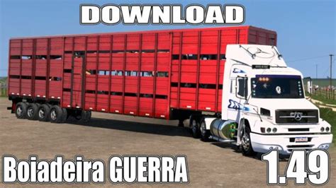 Reboque Boiadeira Guerra Top Mod Ets2 1 49 Dalenha Mods