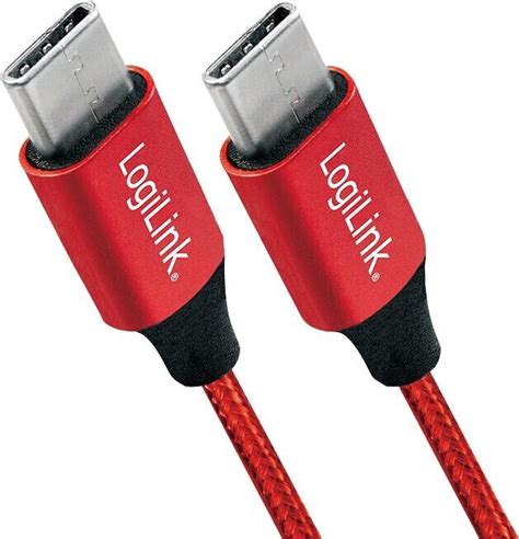 LogiLink CU0155 0 3m USB C Kabel Ladekabel Datenkabel USB C C Type C