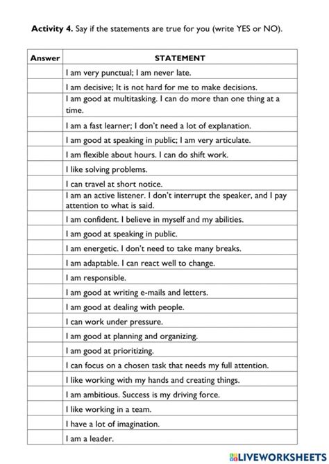 Soft Skills Vs Hard Skills Worksheet