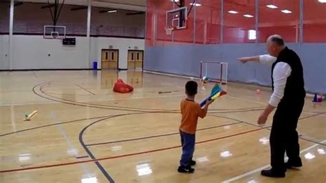 Preschool Athlete Javelin Throwing 1 Youtube