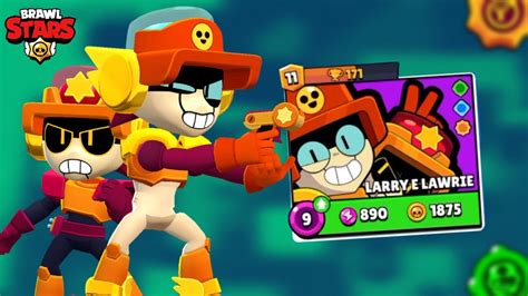 LIBEREI O NOVO BRAWLER LARRY E LAWRIE E USEI ELES NO COMBATE SOLITÁRIO