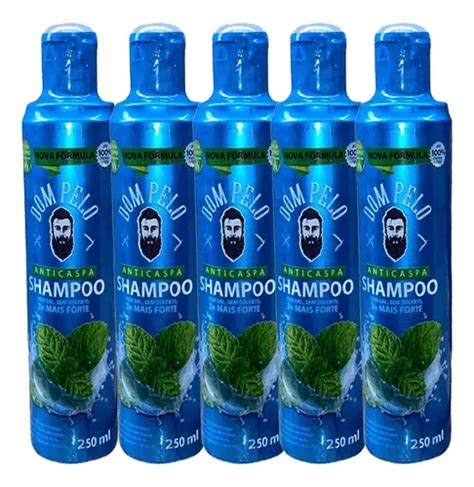 Kit Shampoo Dom Pelo Barba Cabelo Bigode Anticaspa Parcelamento