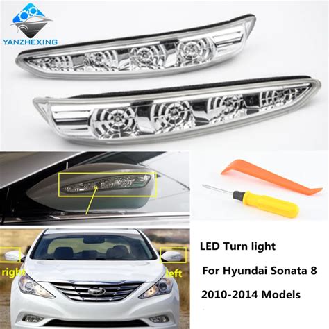 Side Mirror Light For Hyundai Sonata Led Turn Signal Lights