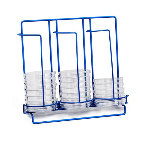 Bel Art Poxygrid 100MM Petri Dish Dispensing Rack 60 Places Lab