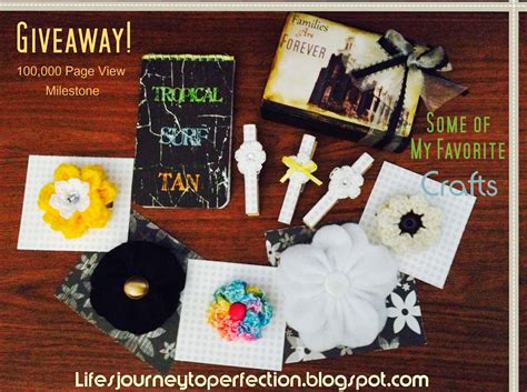 Lifes Journey To Perfection My Favorite Crafts Giveaway For Having