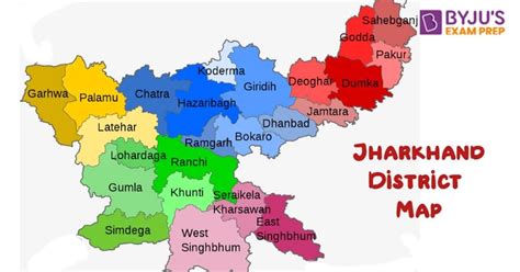 Districts Of Jharkhand List Of Jharkhand Districts