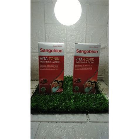 Jual Sangobion Vita Tonik Syrup Multivitamin Dan Zat Besi 250ml