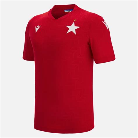 Wisła Kraków 2022 23 adults home match jersey Macron Technical