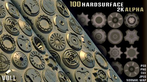 Artstation 100 Hard Surface Alpha Vol 1