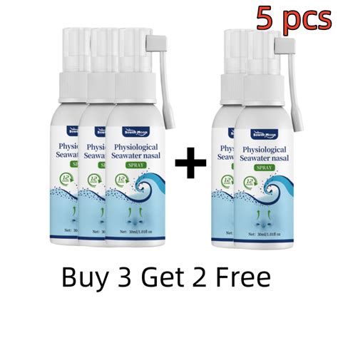 Physiological Seawater Nasal Spray Ubat Resdung South Moon Rhinitis