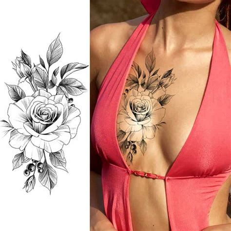 Tatuaggio Temporaneo Fiore Dominante Gogashop