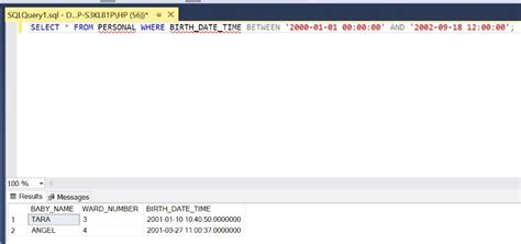 ¿cómo Escribir Una Consulta Sql Para Un Rango De Fechas Y Una Fecha Y Hora Específicos