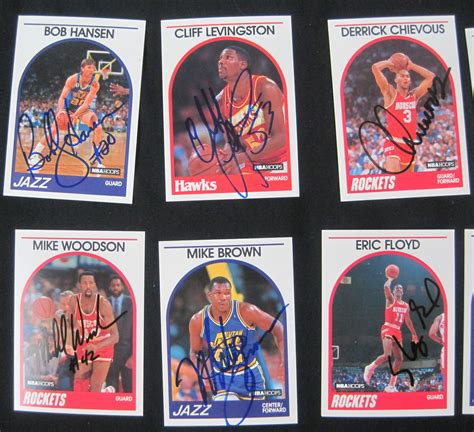 Lot Detail - NBA Autographed Basketball Card Collection