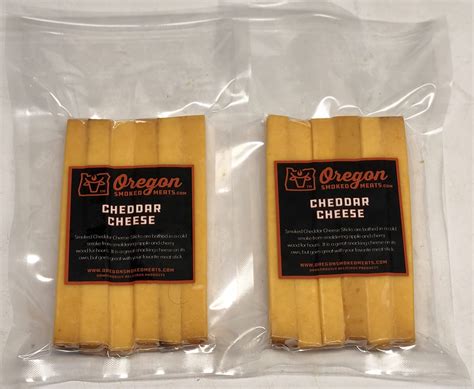 Smoked Cheddar Cheese Sticks - Oregon Smoked Meats