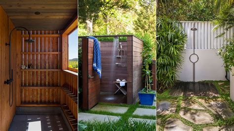 Outdoor Shower Ideas 11 Ways To Cool Off In Your Backyard