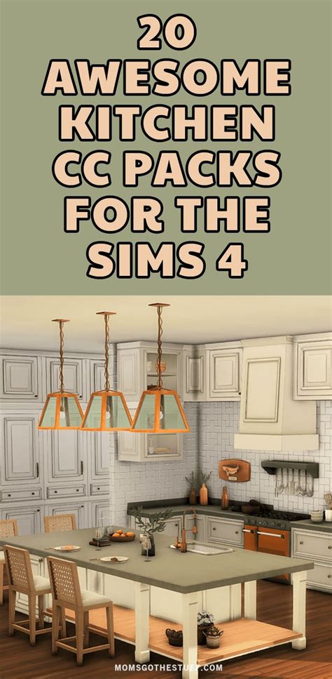 Awesome Kitchen Cc Packs For The Sims Mom S Got The Stuff Sims