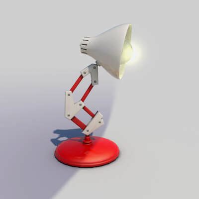 Pixar Lamp Two - 3D Model by renatodalle