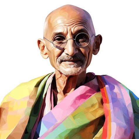 Premium Ai Image Portrait Of An Indian Freedom Fighter Mahatma Gandhi