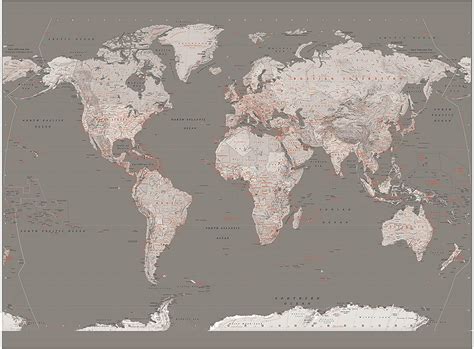 Grey World Map Wallpapers Top Free Grey World Map Backgrounds Wallpaperaccess