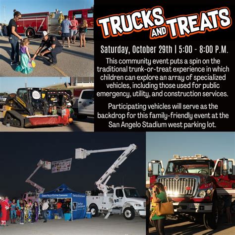 Trucks And Treats Discover San Angelo