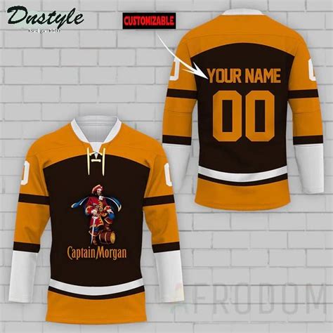 Captain Morgan Personalized Hockey Jersey Dnstyles