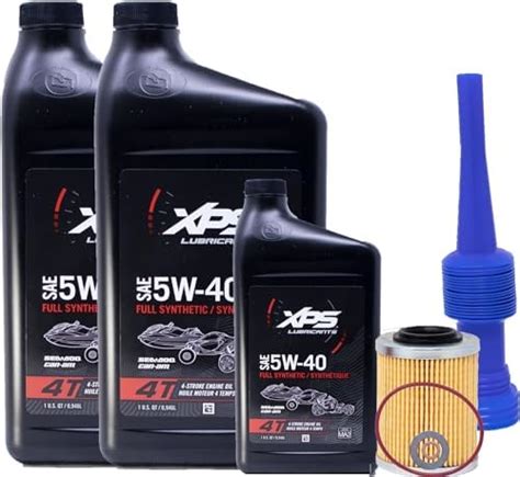 Amazon Can Am New Oem T W Synthetic Blend Oil Change Kit