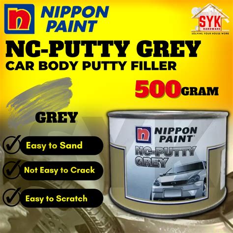 Syk Nippon Paint G Nc Putty Car Body Putty Filler Car Grey Putty