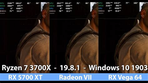 Radeon Rx 5700 Xt Vs Radeon Vii Vs Radeon Rx Vega 64 In 5 Games Forza 4 Witcher 3 Division 2