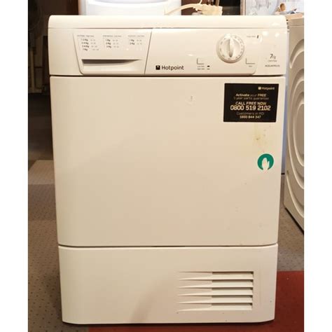 A Hotpoint Aquarius Condensing Dryer Cdn7000 84cm X 60cm