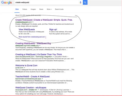 How To Create A Webquest Create Webquest