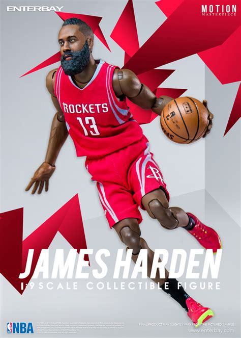 James Harden NBA Action Figure by Enterbay | ActionFiguresDaily.com