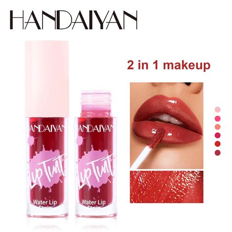 Lipgloss Lip Gloss Jelly Lasting Non Sticky Cup Liquid Lipstick Waterproof Sexy Cherry Red Pink