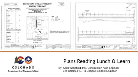 CDOT TETP Insights Plan Reading 4 M S Standard Plans List YouTube