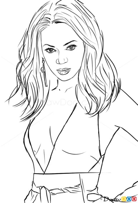 How to Draw Beyonce, Celebrities